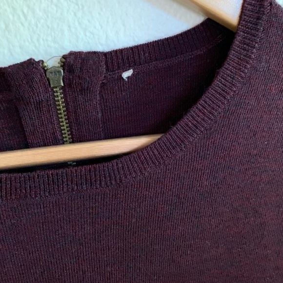 Maroon Sweater Top size Small - Picture 6 of 7